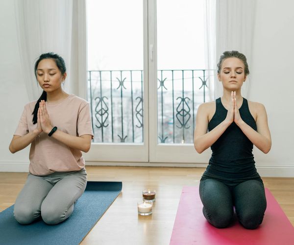 Meditation and yoga position for balance and peace